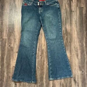 VINTAGE low rise flair Jeans